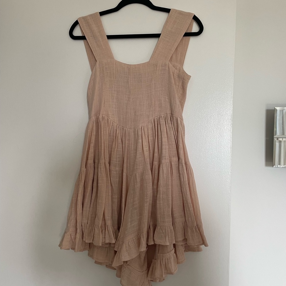 Vanessa Mooney Elisabeth Romper Linen Small Free People Anthropologie - Picture 5 of 5